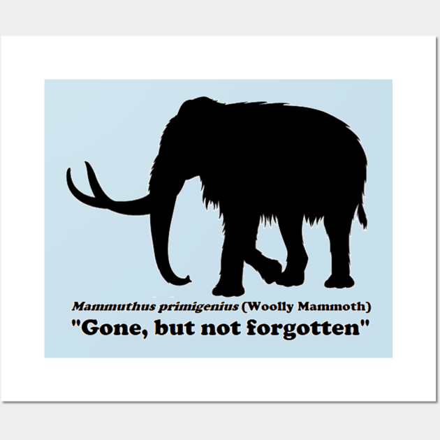 Mammuthus primigenius (Woolly mammoth) Wall Art by dabblersoutpost